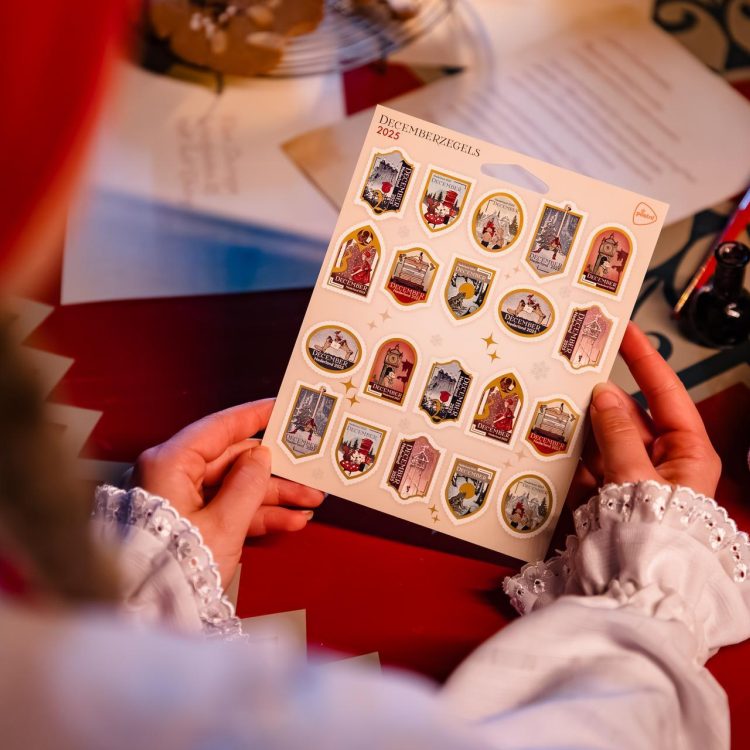 Post NL decemberzegels 2025 in samenwerking met Efteling